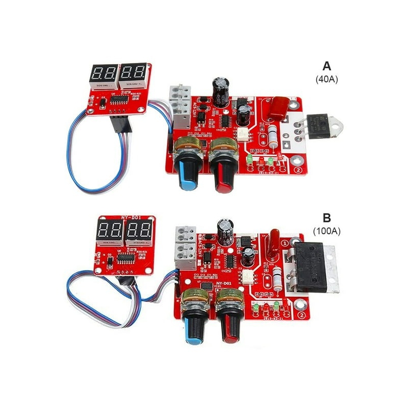 برد کنترلر دستگاه نقطه جوش باتری 40 آمپر مدل NY-D02