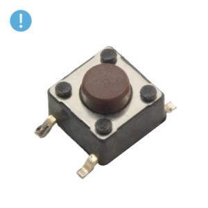 مجموعه 400 عددی تک سوئیچ 6x6x5mm قهوه ای(OXO) پکیج SMD