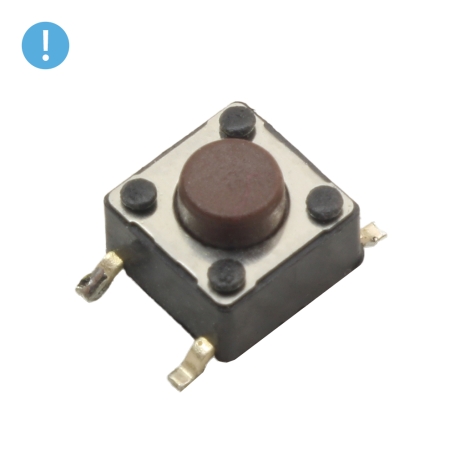 مجموعه 400 عددی تک سوئیچ 6x6x5mm قهوه ای(OXO) پکیج SMD