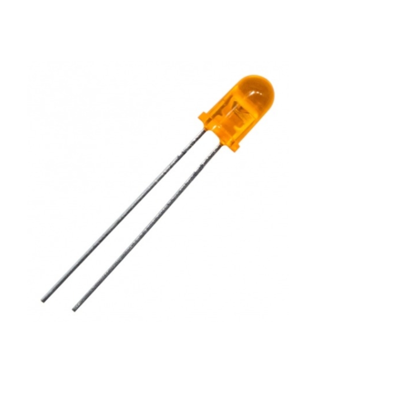 مجموعه 400 عددی LED نارنجی مات 3mm