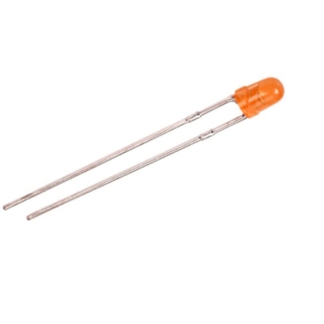 مجموعه 400 عددی LED نارنجی مات 3mm