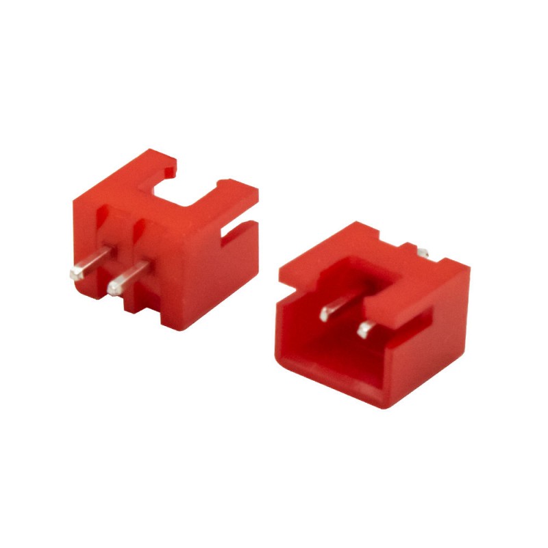 مجموعه 400 عددی کانکتور XH نری صاف 2 پین قرمز مجموعه 400 عددی کانکتور XH نری صاف 2 پین قرمز