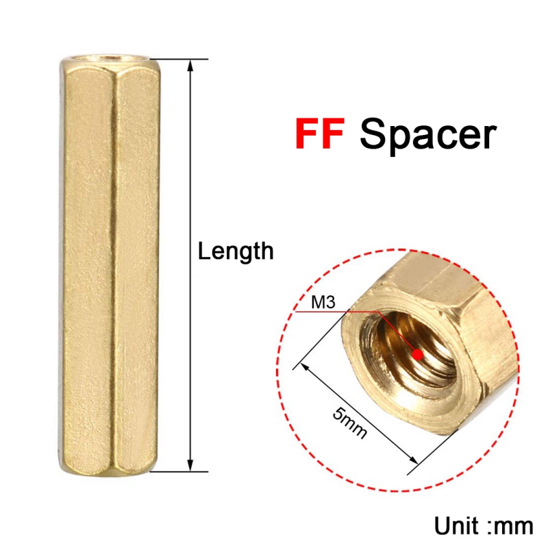 مجموعه 43 عددی اسپیسر فلزی 20mm FF