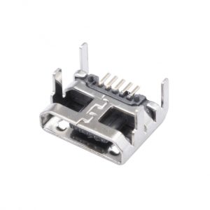 مجموعه 45 عددی کانکتور Micro USB مادگی 5pin با هولدر 4 پایه