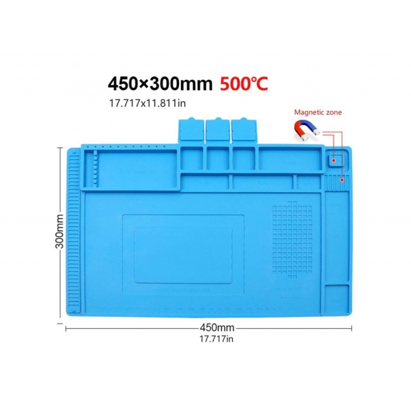 پد سیلیکونی تعمیر موبایل سایز 450x300mm