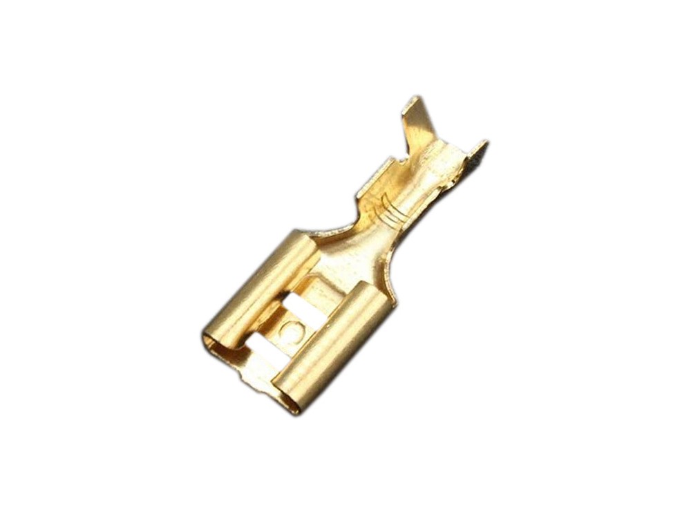 سرسیم کولری برنجی مادگی سایز 4.8 مدل 1225 بسته500 تایی