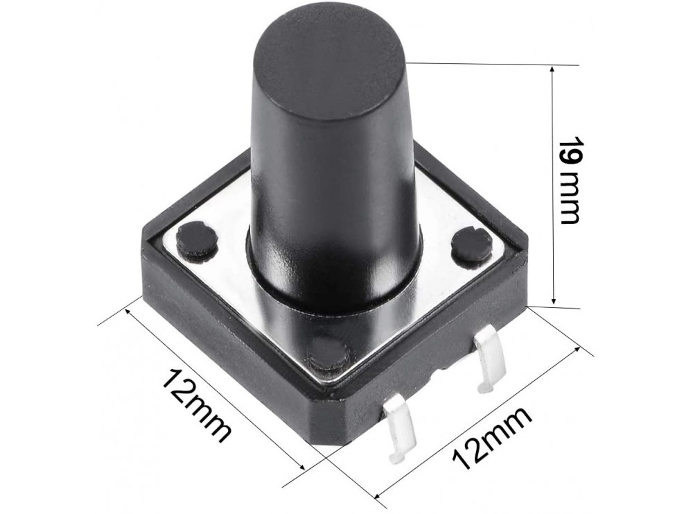 مجموعه 48 عددی تک سوئیچ 12x12x19mm مجموعه 48 عددی تک سوئیچ 12x12x19mm