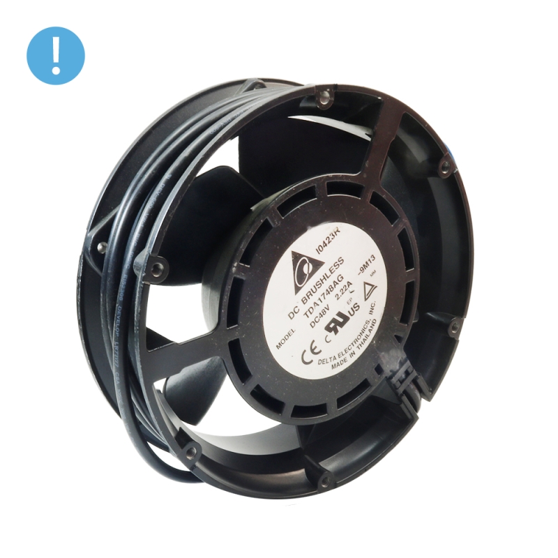 جت فن صنعتی گرد 48V قطر 17cm ضخامت 5cm مارک DELTA