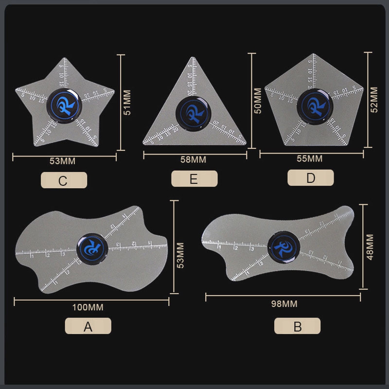 ست قاب بازکن 5 تکه استیل