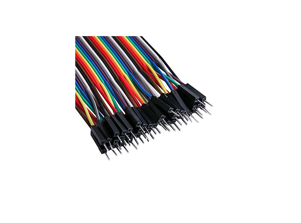 مجموعه 5 عددی سیم جامپر نر به ماده 10cm فلت 40 رشته