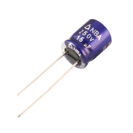 مجموعه 5 عددی خازن الکترولیتی 15uF / 250V کره ای مارک SAMYOUNG