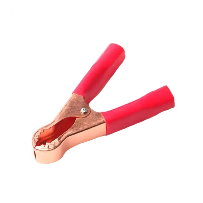 مجموعه 5 عددی گیره سوسماری سرباتری قرمز سایز 3 اینچ