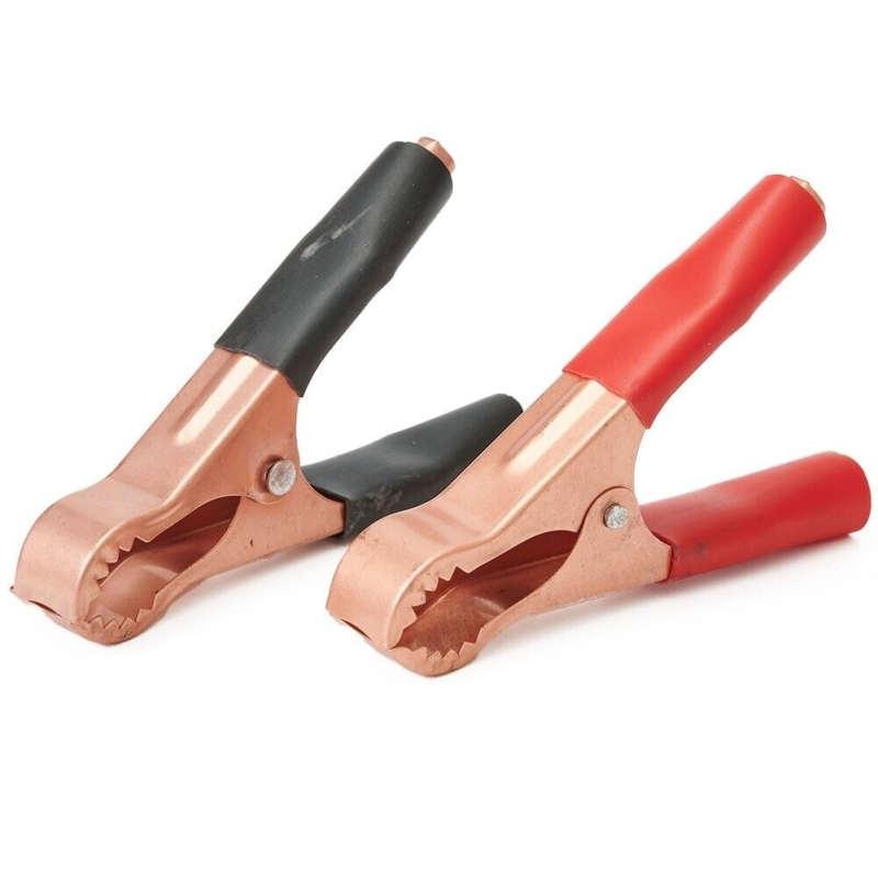 مجموعه 5 عددی گیره سوسماری سرباتری قرمز سایز 3 اینچ