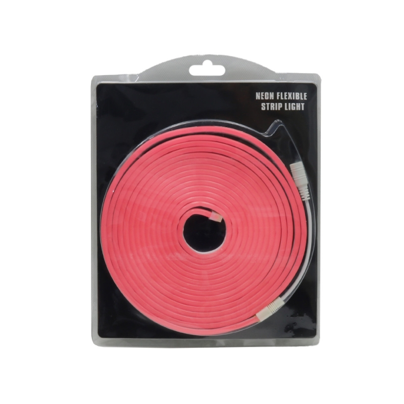 ریسه نئون فلکسی صورتی 5متری ریسه نئون فلکسی صورتی 5متری
