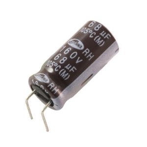 مجموعه 5 عددی خازن الکترولیتی 68uF / 160V کره ای مارک SAMWHA