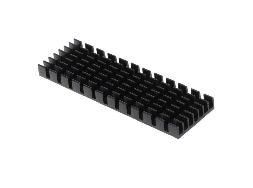 مجموعه 5 عددی هیت سینک آلومینیومی مشکی 70x22x6mm مجموعه 5 عددی هیت سینک آلومینیومی مشکی 70x22x6mm