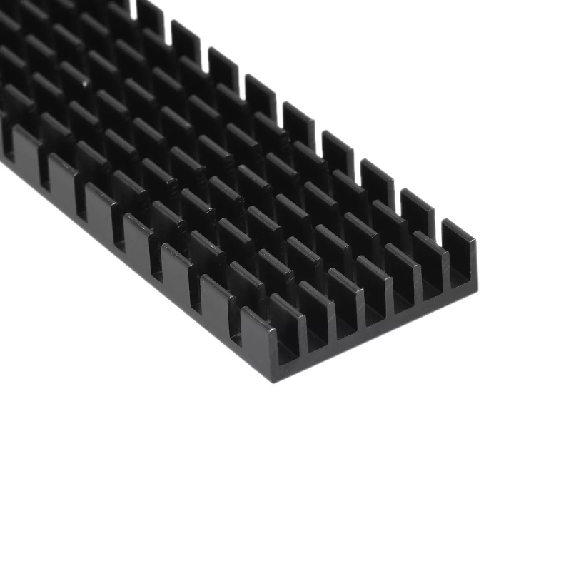 مجموعه 5 عددی هیت سینک آلومینیومی مشکی 70x22x6mm مجموعه 5 عددی هیت سینک آلومینیومی مشکی 70x22x6mm