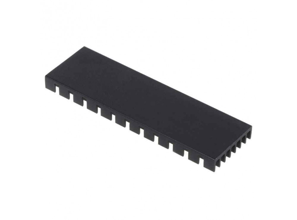 مجموعه 5 عددی هیت سینک آلومینیومی مشکی 70x22x6mm مجموعه 5 عددی هیت سینک آلومینیومی مشکی 70x22x6mm