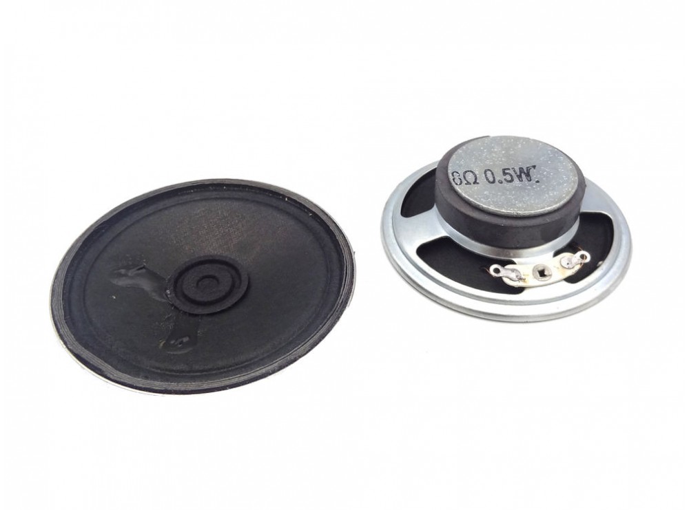 مجموعه 5 عددی بلندگو - اسپیکر 8 اهم 0.5 وات قطر 57mm