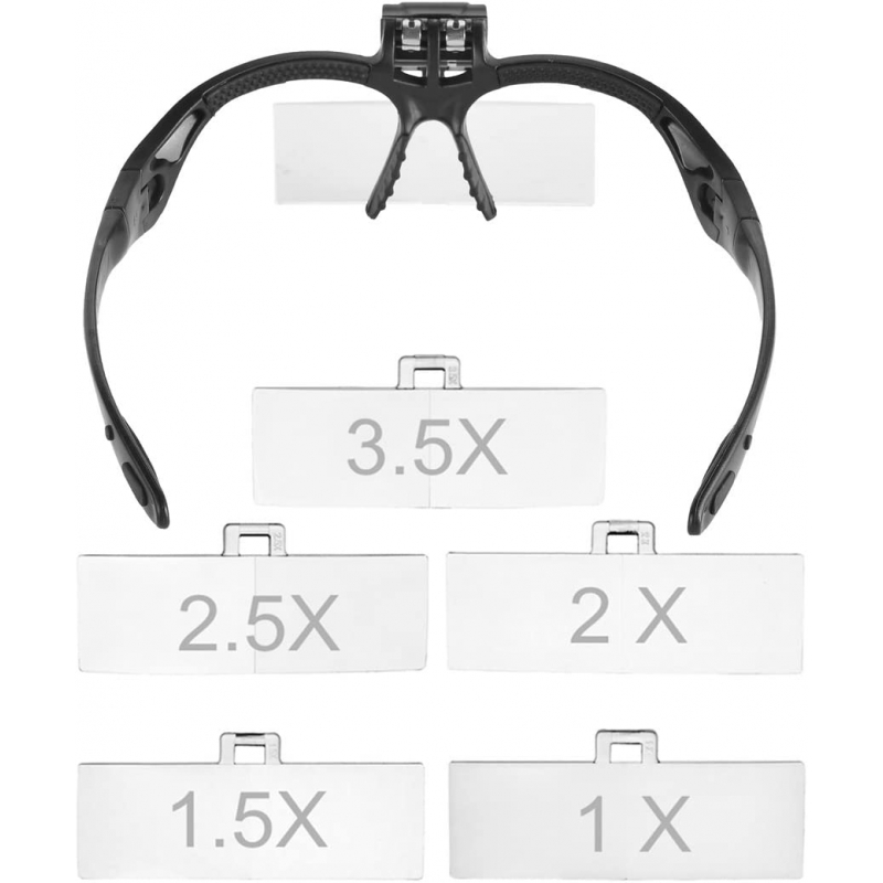 ذره بین پیشانی 5 لنز مدل 9892B