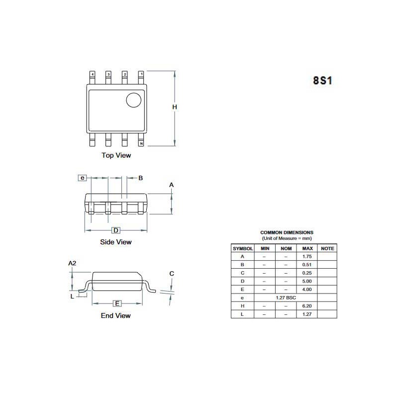 مجموعه 5 عددی میکروکنترلر ATTINY13A-SSU پکیج SOP-8