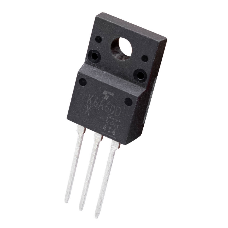 مجموعه 5 عددی ماسفت K6A60D نوع N-Channel تایوانی مارک TOSHIBA پکیج TO-220FP