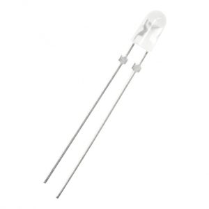 مجموعه 5 عددی LED اوال نارنجی 4mm تابلو روانی بسته 100 تایی