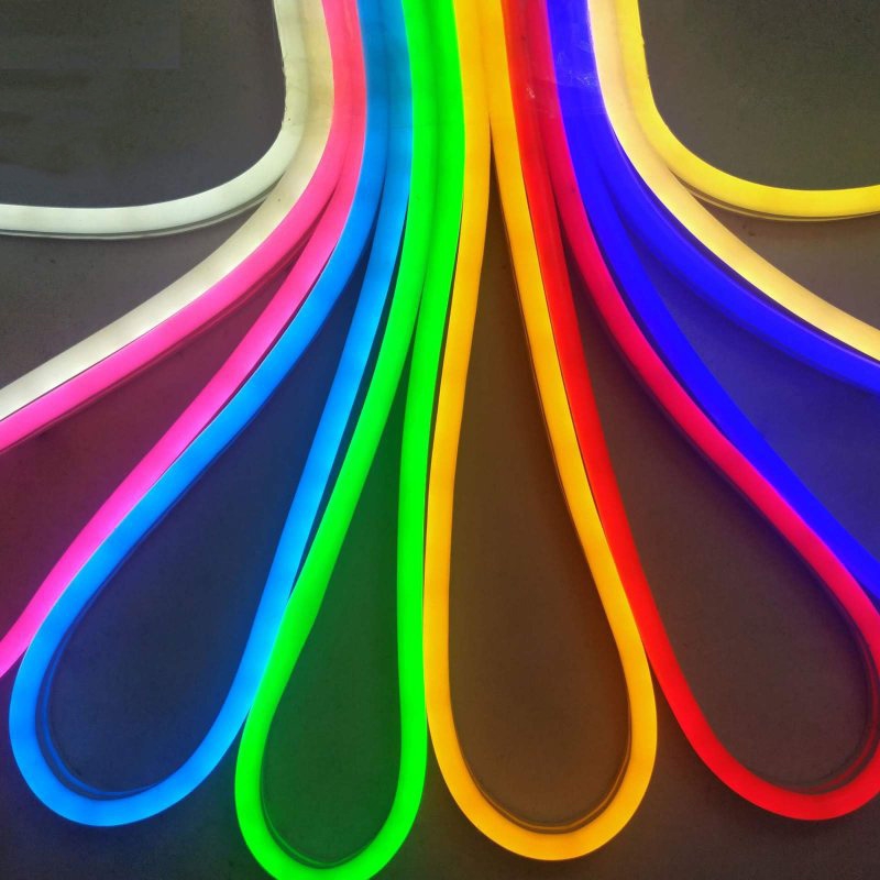 ریسه نئون فلکسی 5متری RGB ریسه نئون فلکسی 5متری RGB