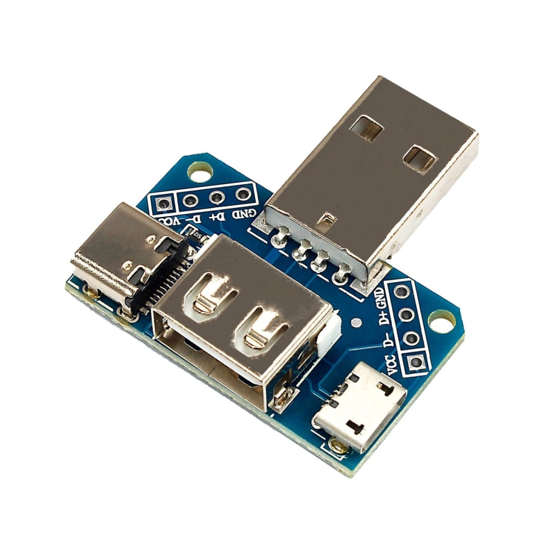 مجموعه 5 عددی مبدل USB نری به USB مادگی و Type-C و Micro USB