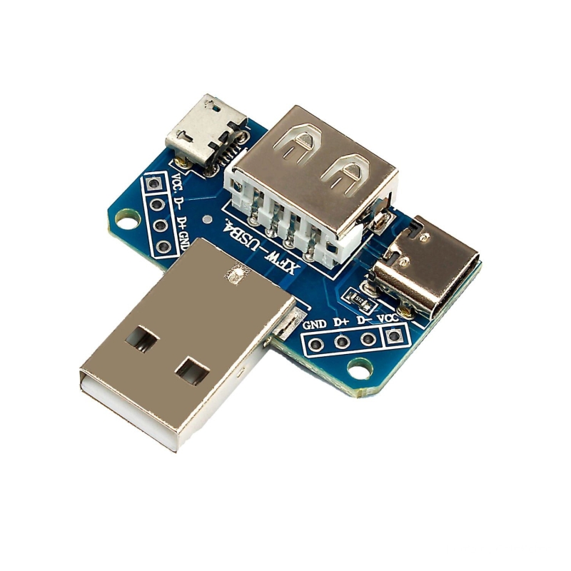 مجموعه 5 عددی مبدل USB نری به USB مادگی و Type-C و Micro USB