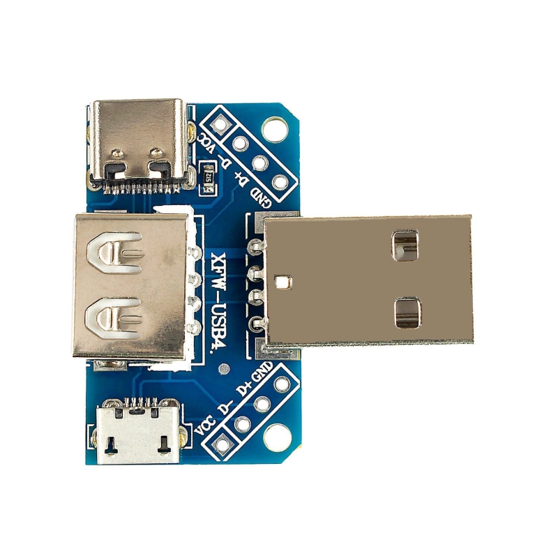مجموعه 5 عددی مبدل USB نری به USB مادگی و Type-C و Micro USB