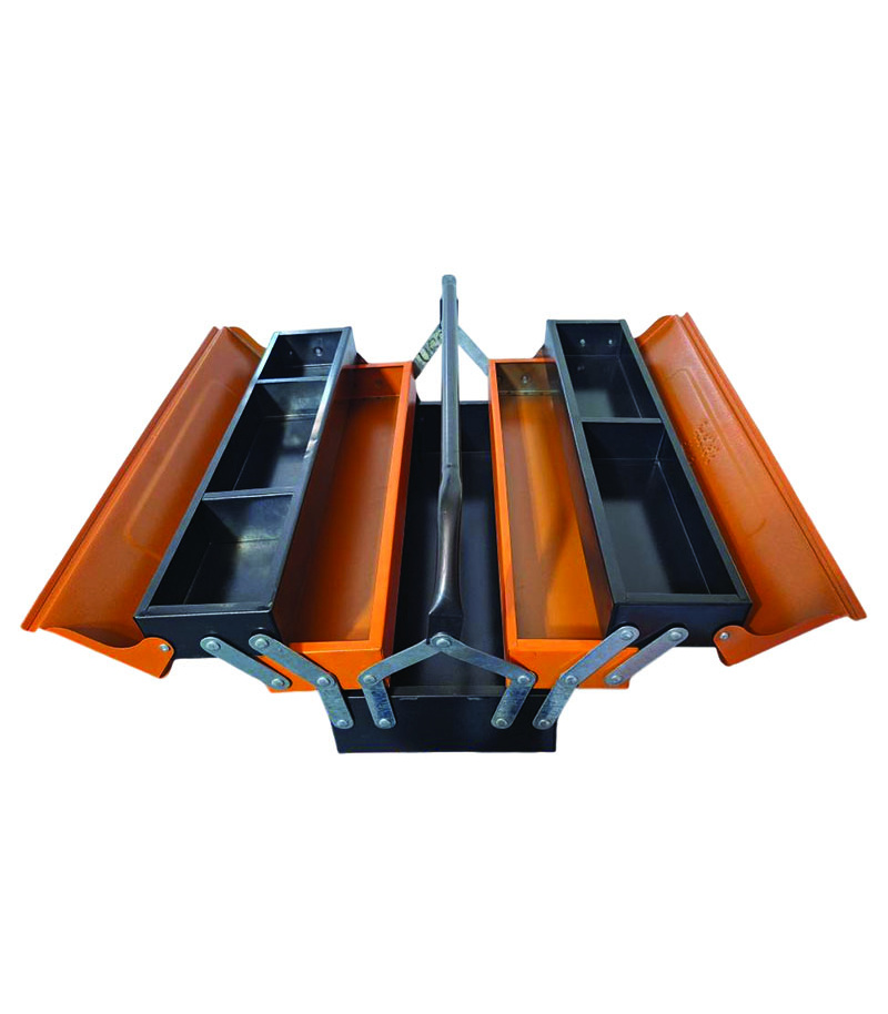 جعبه ابزار فلزی 50 سانت 3 طبقه تبریز ابزار غفاری مدل 503