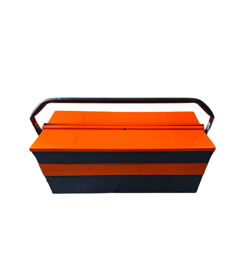 جعبه ابزار فلزی 50 سانت 3 طبقه تبریز ابزار غفاری مدل 503