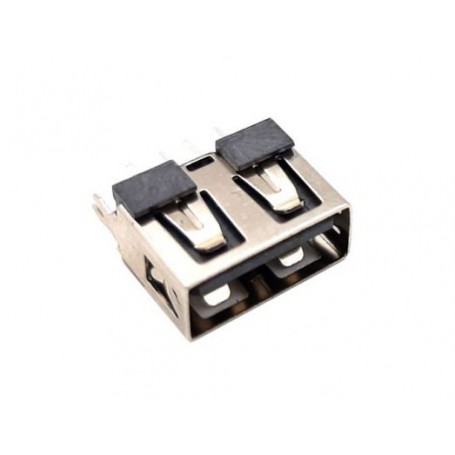 مجموعه 57 عددی کانکتور USB-A مادگی ایستاده کوتاه 10mm رنگ مشکی