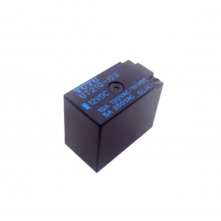 مجموعه 6 عددی رله 12V مینیاتوری 4 پایه کره ای مارک YUYU کد UT210-12S