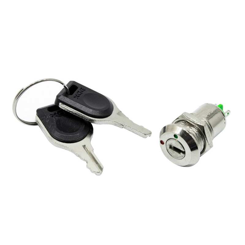 مجموعه 6 عددی سوئیچ آلفا 2 حالته با کلید فلزی XL16C دارای هولدر روبردی