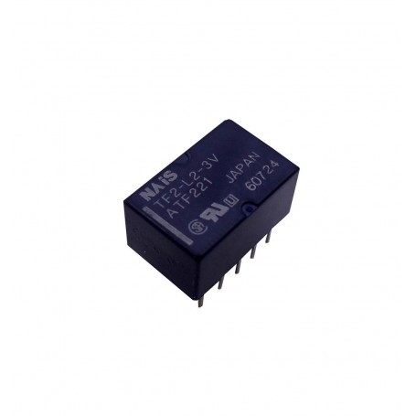 مجموعه 6 عددی رله 3V مینیاتوری 10 پایه ژاپنی مارک NAIS کد TF2-L2 مجموعه 6 عددی رله 3V مینیاتوری 10 پایه ژاپنی مارک NAIS کد TF2-L2