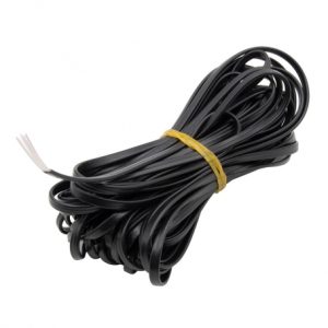 مجموعه 6 عددی کابل تلفن 4 رشته مشکی 10متری