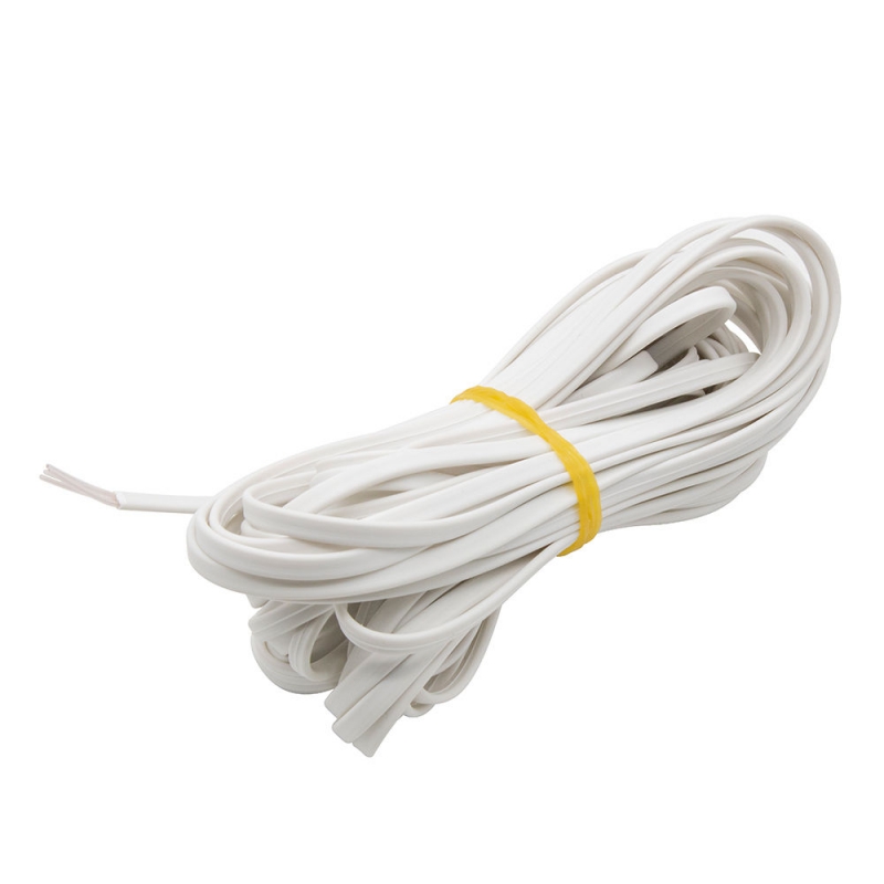 مجموعه 6 عددی کابل تلفن 4 رشته سفید 10متری