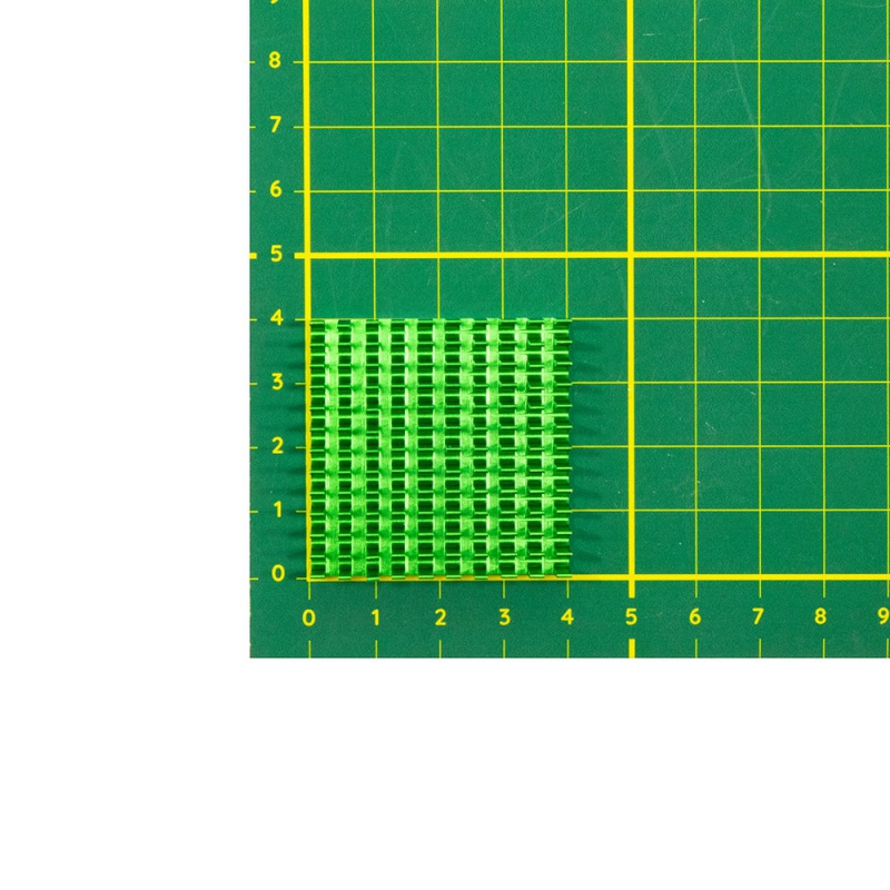 مجموعه 6 عددی هیت سینک سایز 4x4cm مخصوص المان سردکننده رنگ سبز مجموعه 6 عددی هیت سینک سایز 4x4cm مخصوص المان سردکننده رنگ سبز