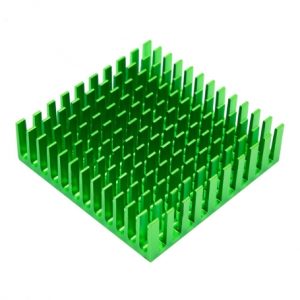 مجموعه 6 عددی هیت سینک سایز 4x4cm مخصوص المان سردکننده رنگ سبز