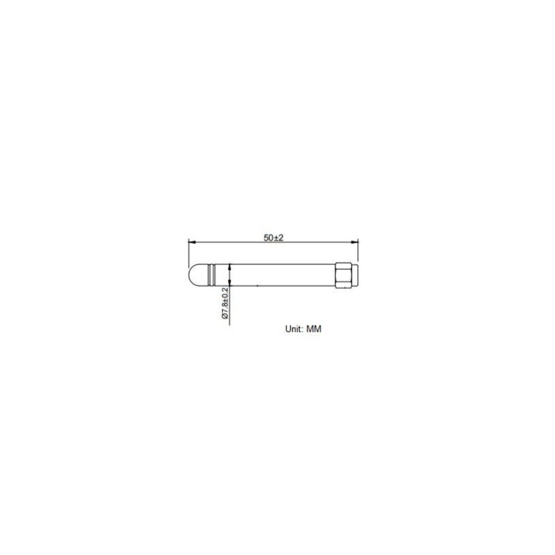 مجموعه 6 عددی آنتن GSM/GPRS مشکی صاف 5CM با گین 3db