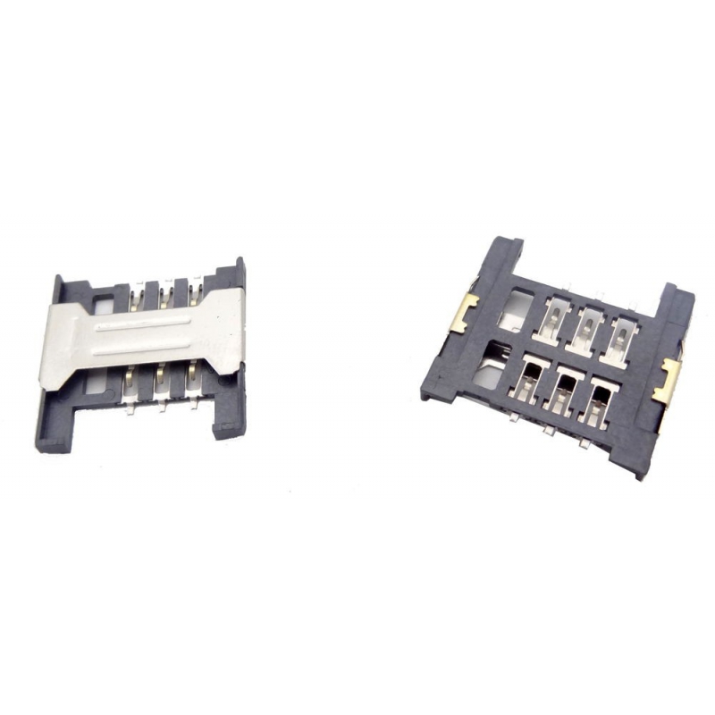 مجموعه 62 عددی سوکت سیم کارت 6PIN پلاستیکی با هولدر فلزی مجموعه 62 عددی سوکت سیم کارت 6PIN پلاستیکی با هولدر فلزی