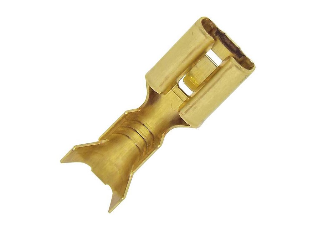 سرسیم کولری برنجی مادگی سایز 6.3 بسته300 تایی