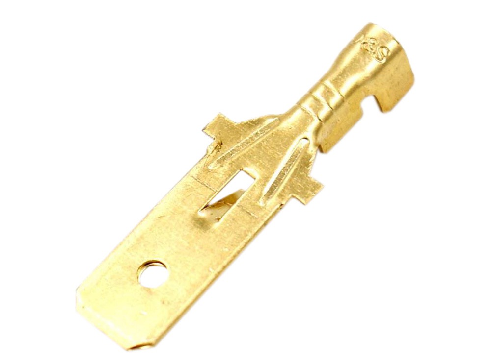 سرسیم کولری برنجی نری سایز 6.3 بسته400 تایی