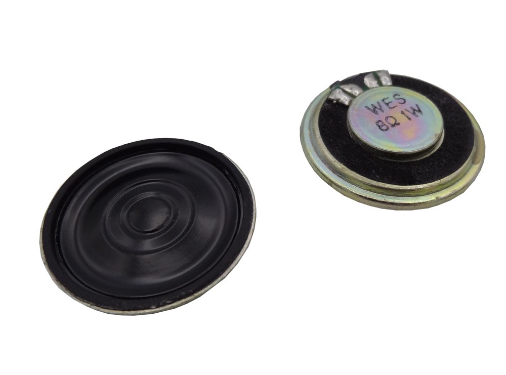 مجموعه 7 عددی بلندگو - اسپیکر 8 اهم 1 وات قطر 27mm مجموعه 7 عددی بلندگو - اسپیکر 8 اهم 1 وات قطر 27mm