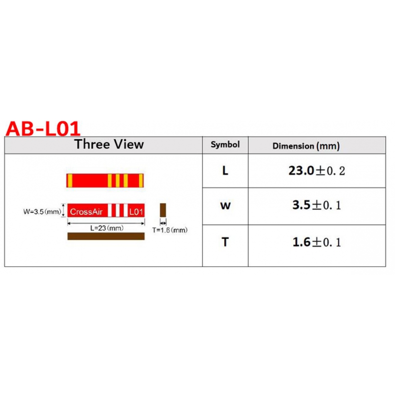 مجموعه 7 عددی آنتن سرامیکی AB-L01 فرکانس 4G / 5G / LTE