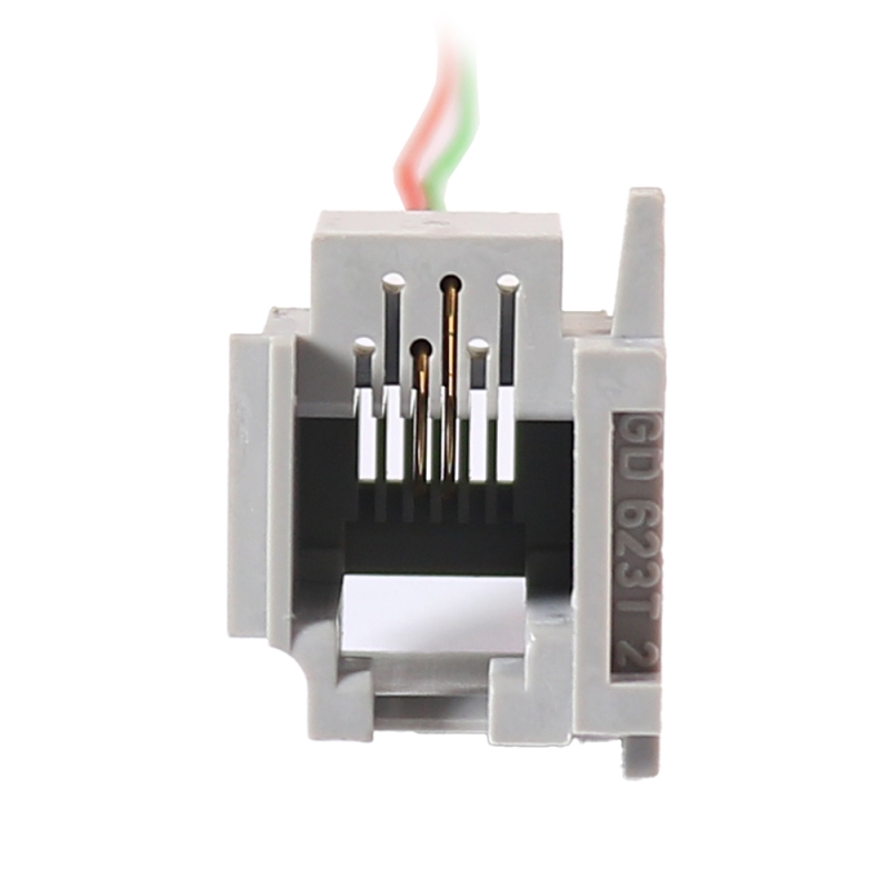 مجموعه 75 عددی سوکت تلفن مادگی سیم دار 6P2C