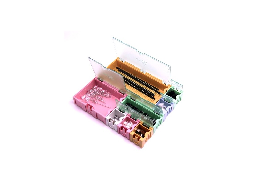 جعبه قطعات 75x31.5x21 SMD صورتی