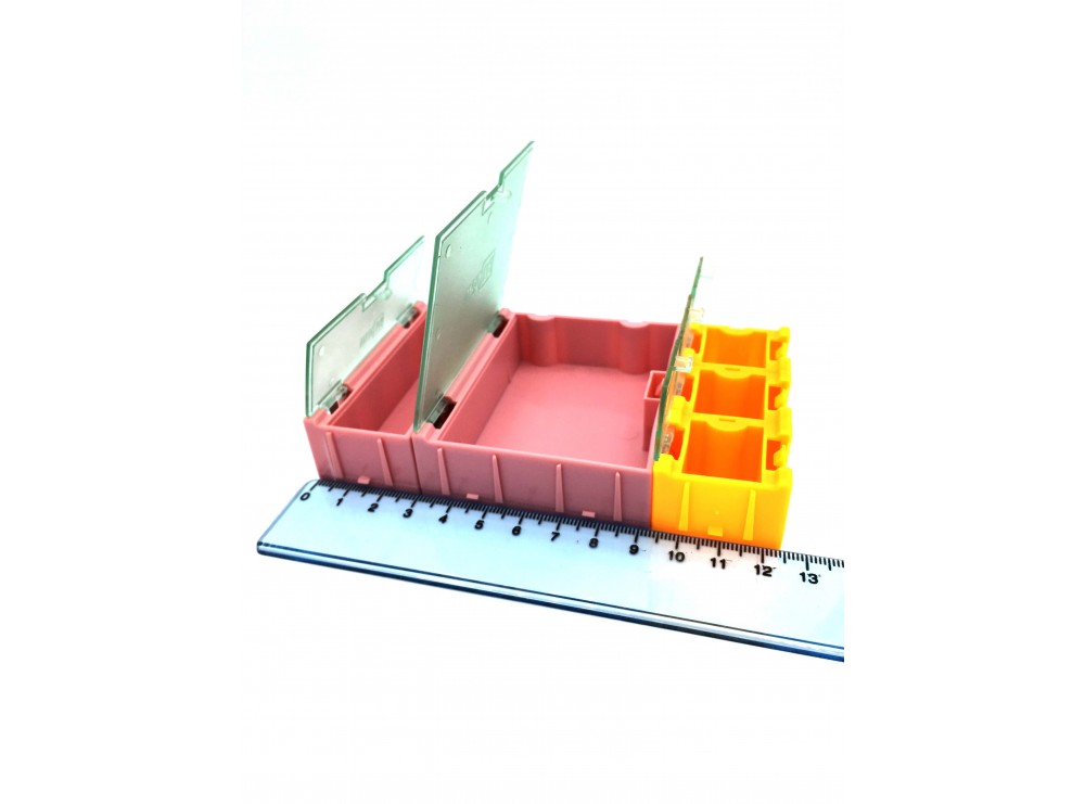 جعبه قطعات 75x63x21 SMD زرد